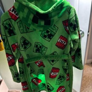 Target Minecraft Green Hooded Robe